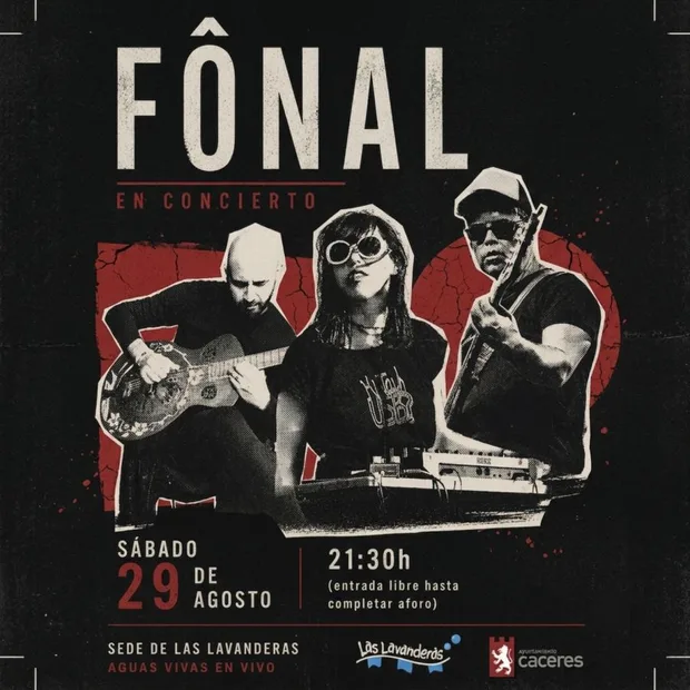Cartel de FONAL en concierto