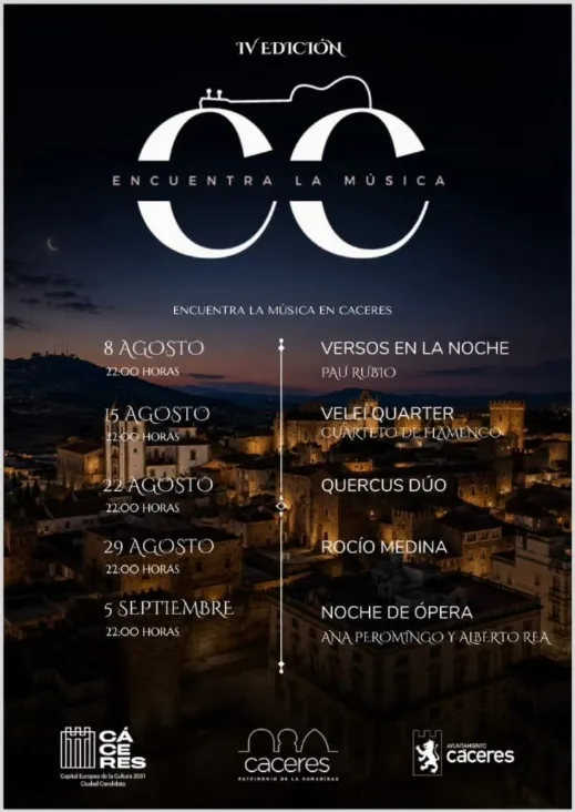Cartel de Festival “Encuentra la Música”