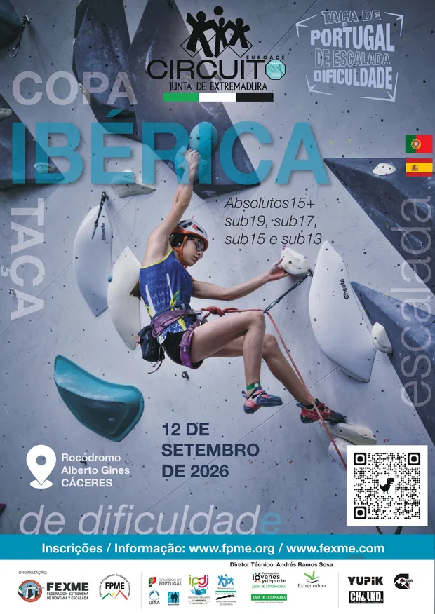 Cartel de Campeonato de Extremadura de dificultad 2026